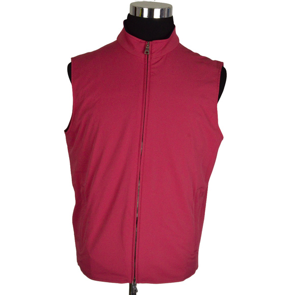 Peter Millar Other - NEW Peter Millar Crown Crafted Stealth Vest Red Size XS